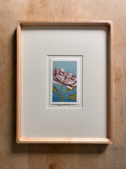 36/100 3x5" painting on Paper Framed