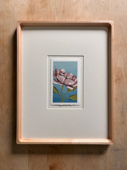 36/100 3x5" painting on Paper Framed