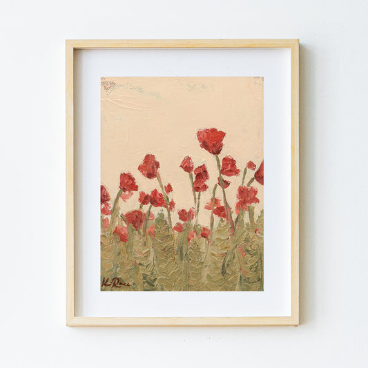 Field of Poppies Print