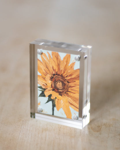 "Golden Sunflower" Mini Print