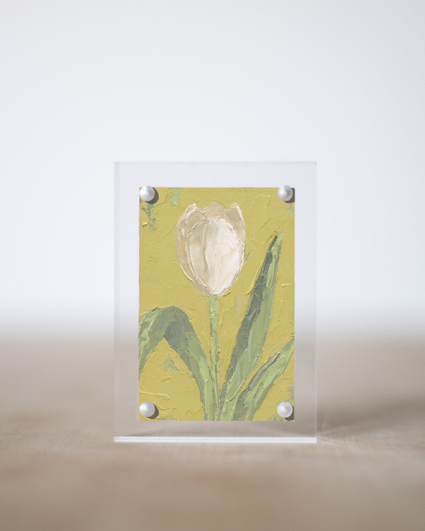 "I Am Confident Tulip" Mini Print