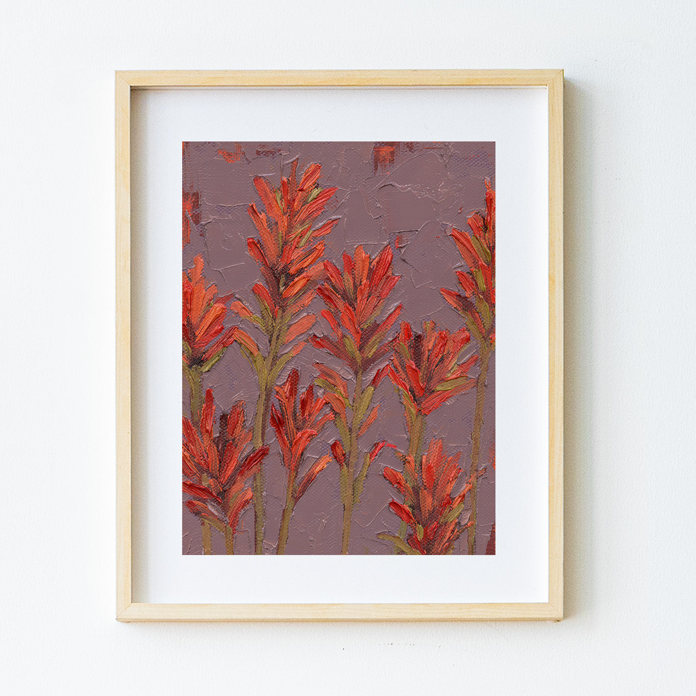 Indian Paintbrush Building Each other Up Print