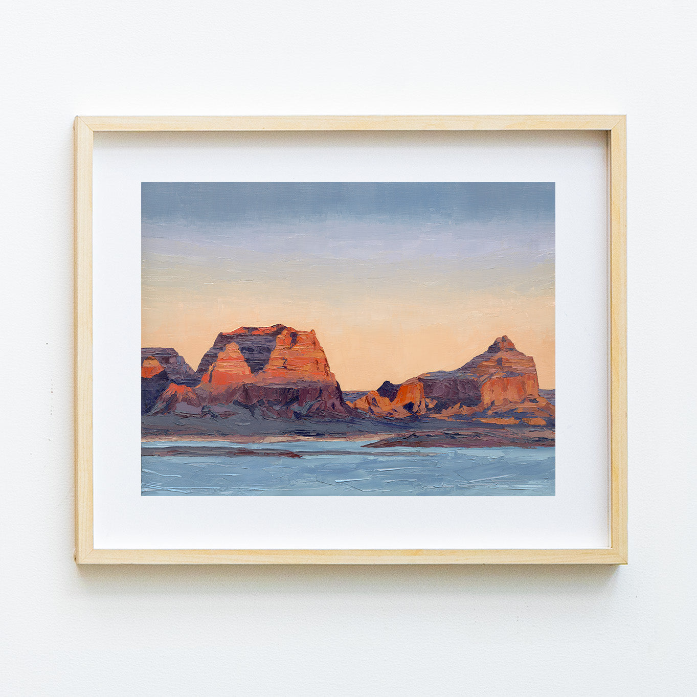 Lake Powell Glowing With Light Print