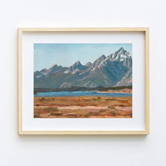 Peace Found Amongst the Tetons Print