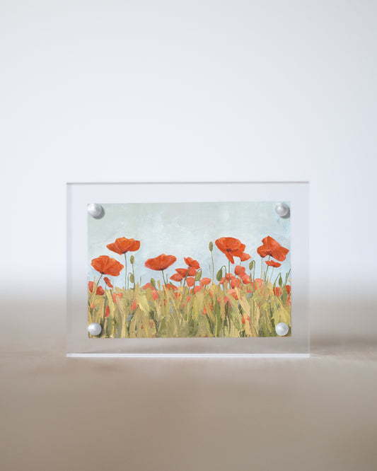 "poppies Moving With Life" Mini Print