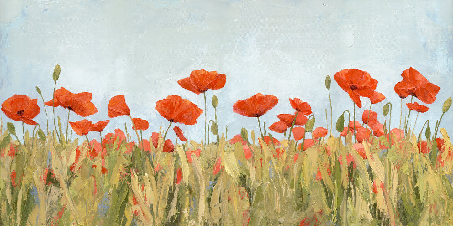 Poppies Moving With Life Print