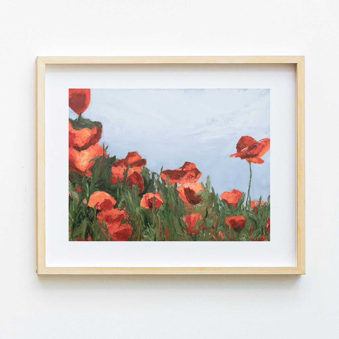 Poppies Bursting with Life Print