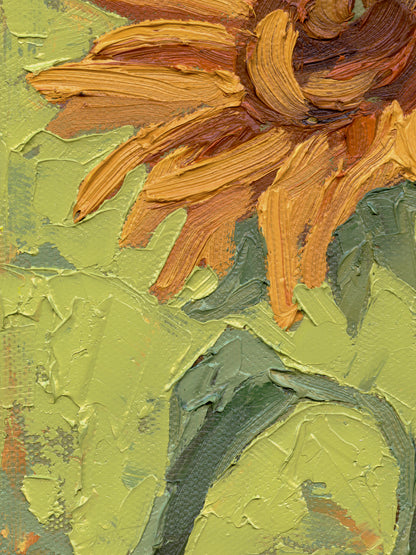 Sunflower Sharing Its Confidence Print