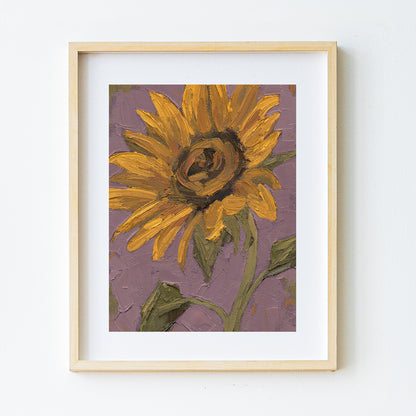 Sunflower That Knows Where It's Supposed To Be Print