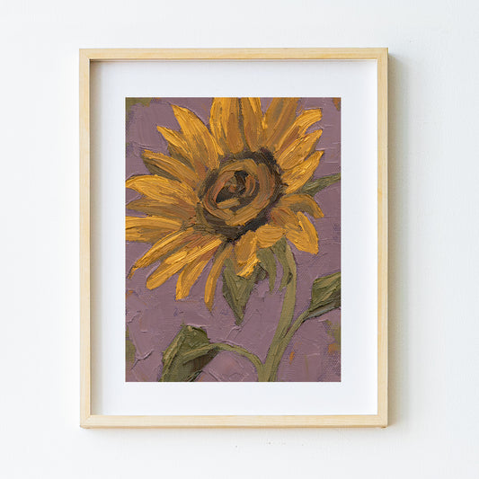 Sunflower That Knows Where It's Supposed To Be Print