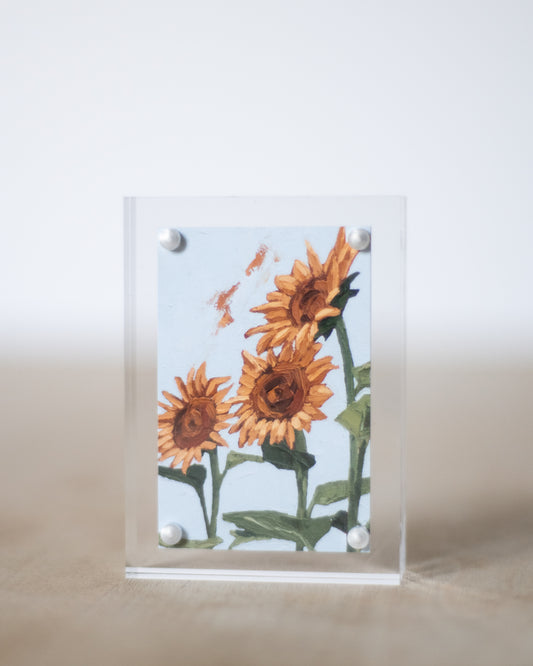 "Sunflower Wanting to Belong" Mini Print