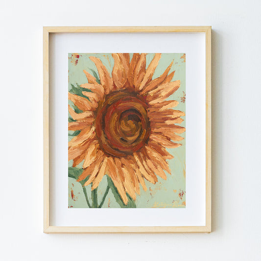 Sunflower Full of Wisdom Print