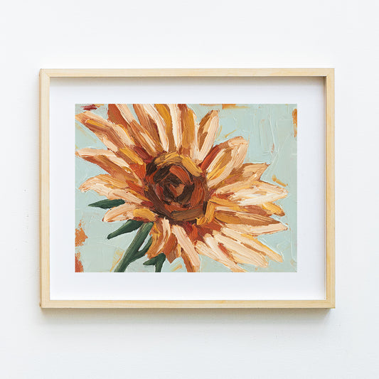 Sunflower Ready for Life Print