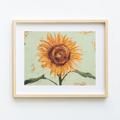 Sunflower Ready to Receive Light Print