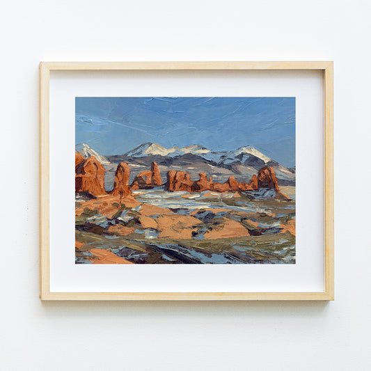 The Garden of Eden Glowing With Light Print