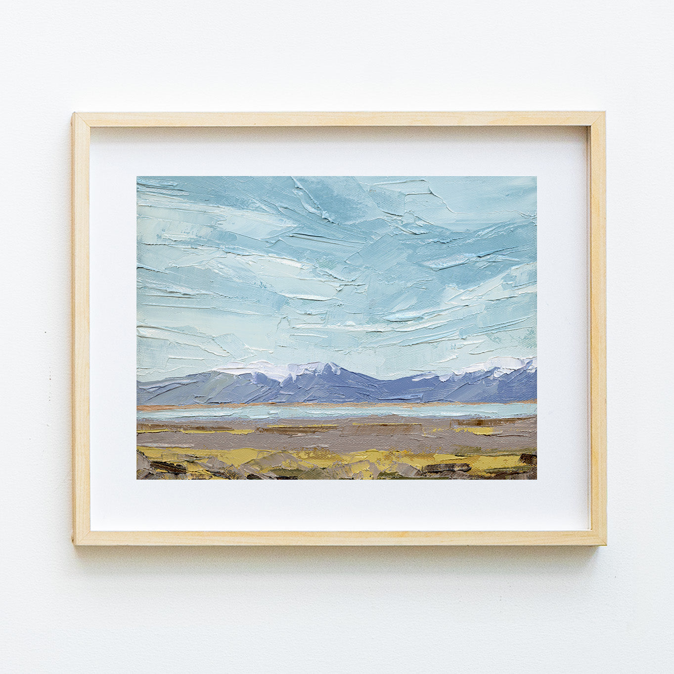 The Rhythmic Stillness on Antelope Island Print