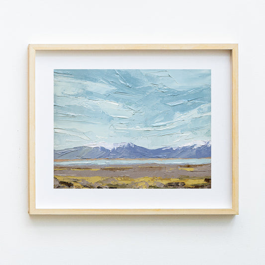 The Rhythmic Stillness on Antelope Island Print