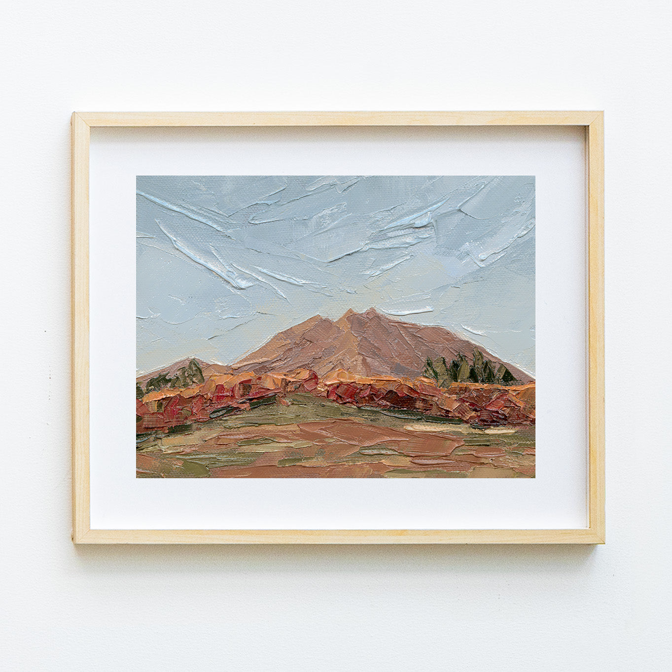 Warm Views of Mount Timpanogos Print