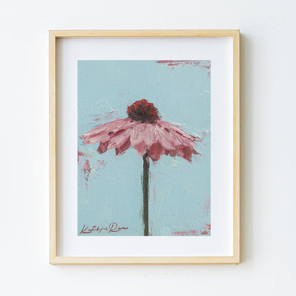 Coneflower Standing Tall Print