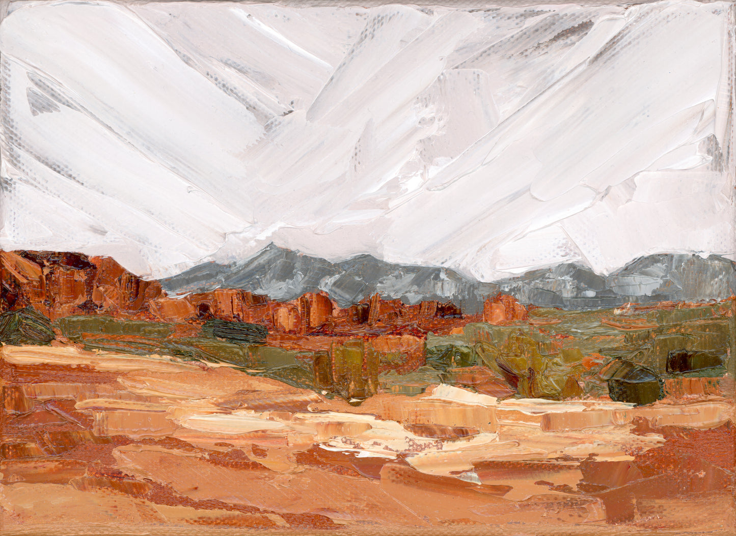 Red Rock and La Sal Mountains 1 Print