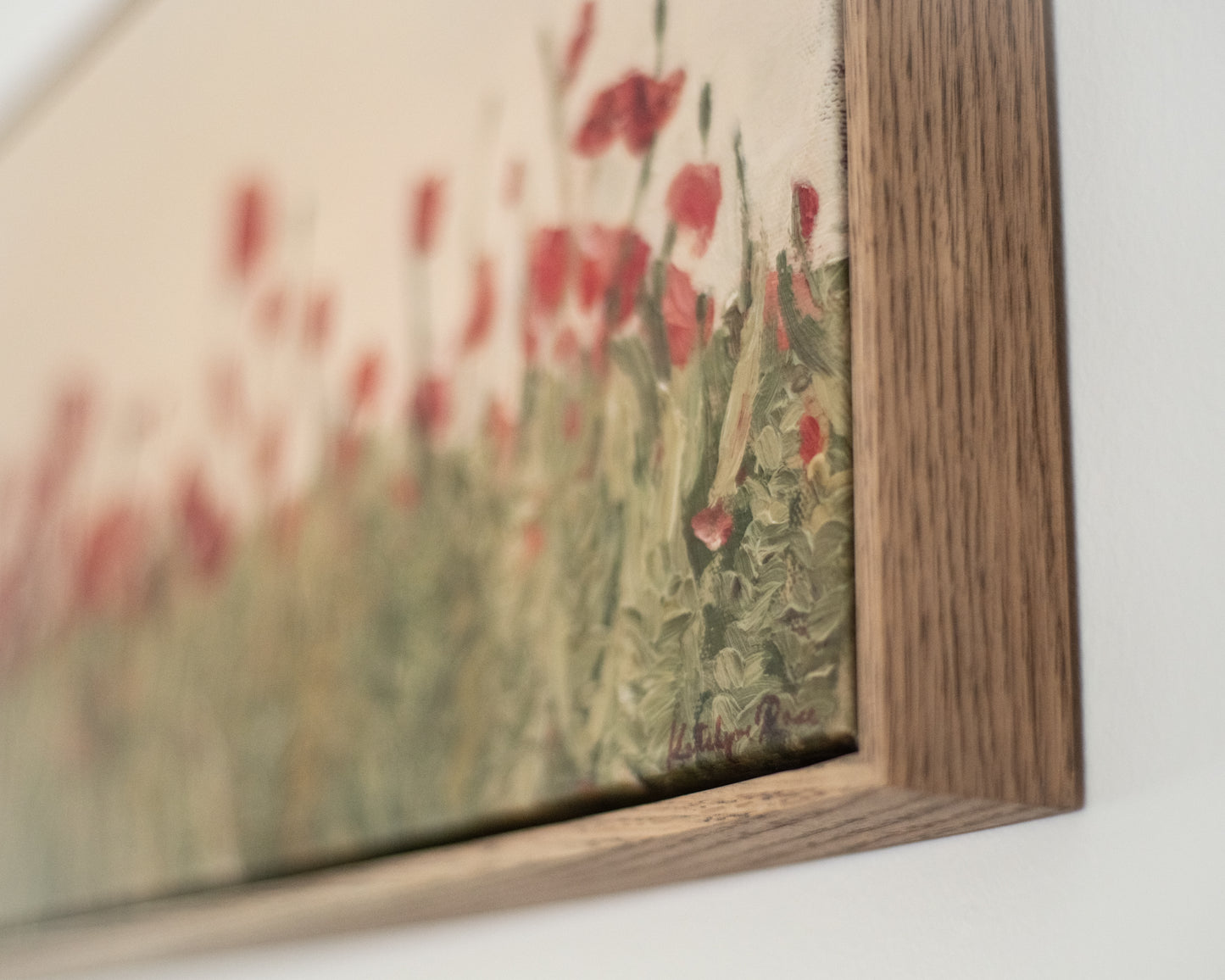 Field of Poppies in Summer Framed Replica Print