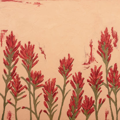 Indian Paintbrush Growing Together Print