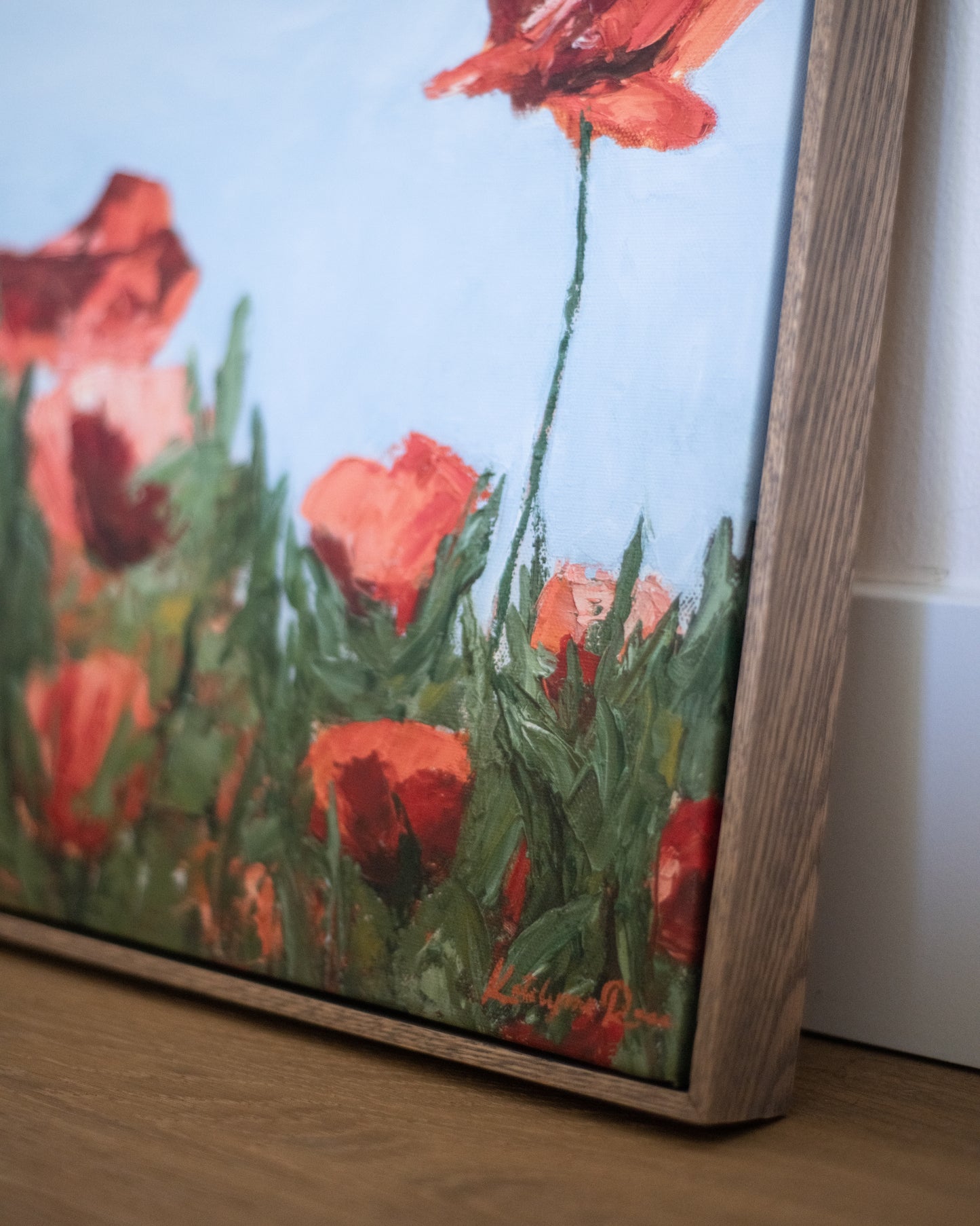 Poppies Bursting with Life Framed Replica Print