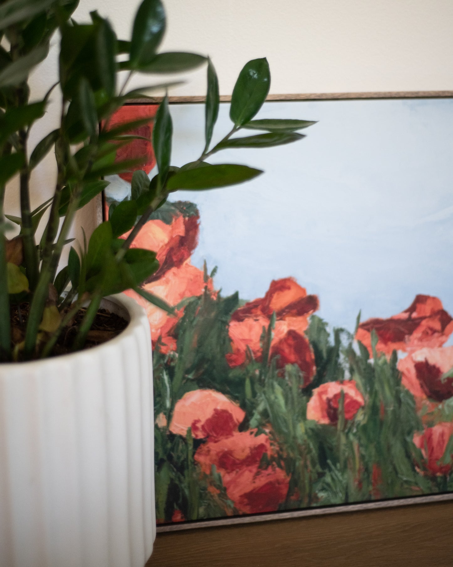 Poppies Bursting with Life Framed Replica Print