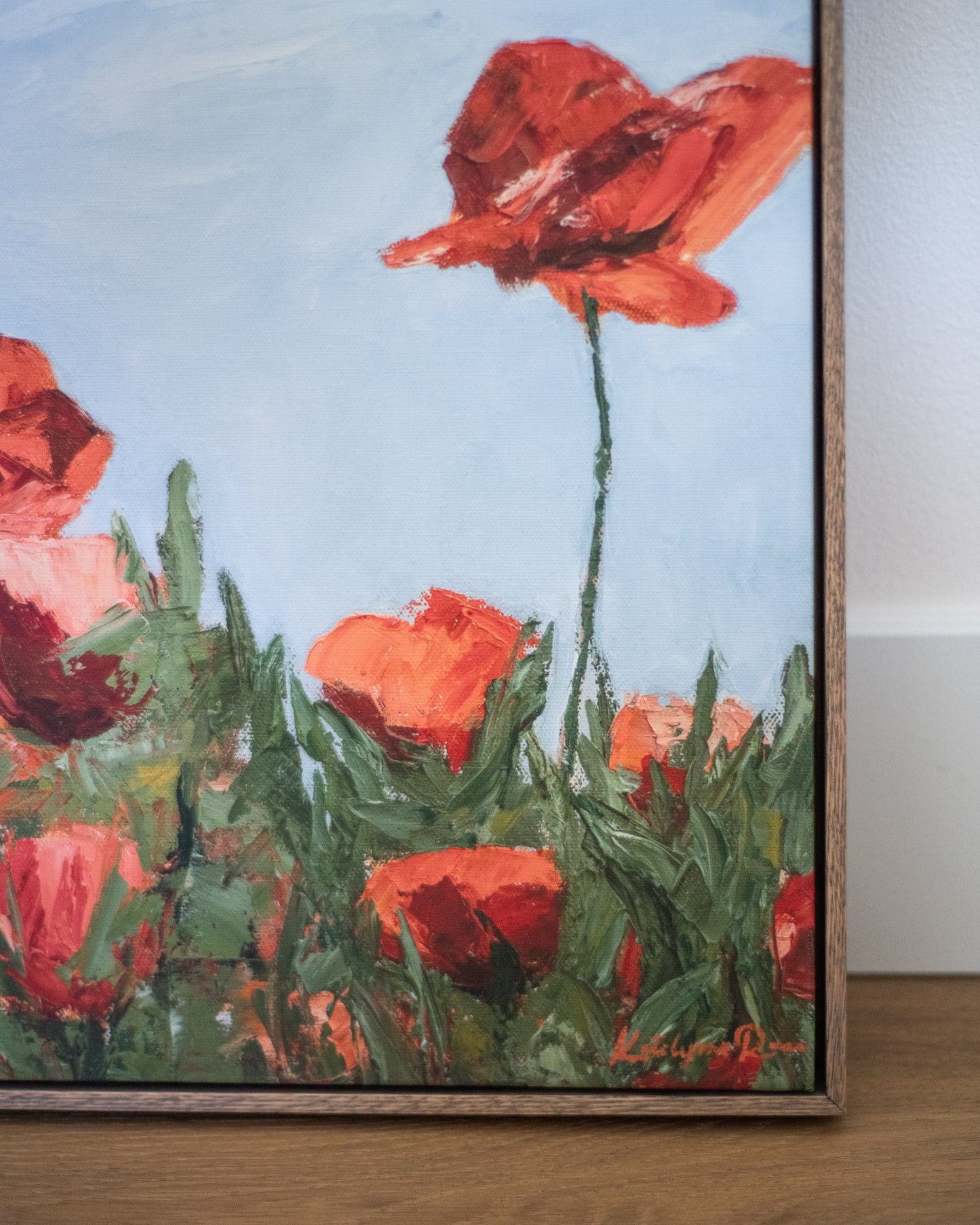 Poppies Bursting with Life Framed Replica Print