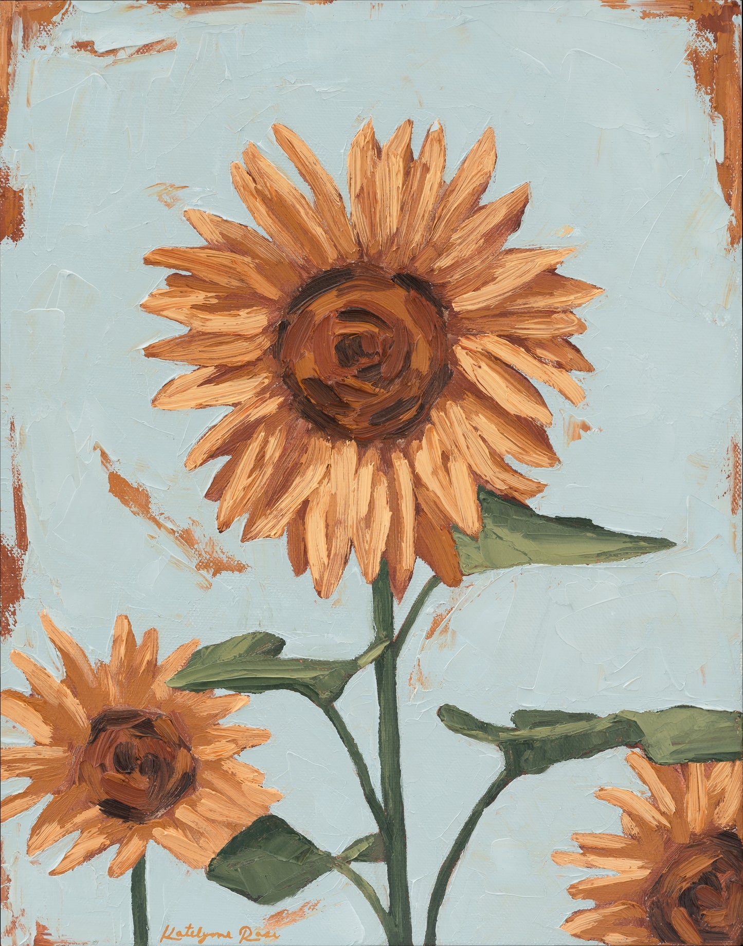 Sunflower Leading the Way Print