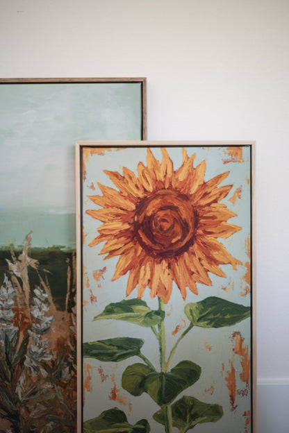 Sunflower Standing Tall Framed Replica Print