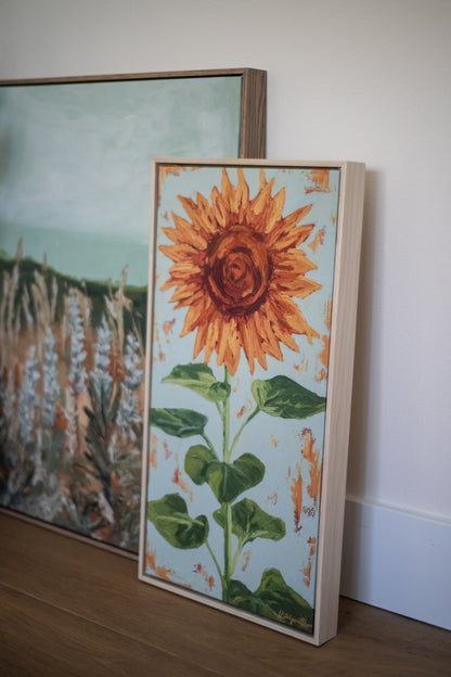 Sunflower Standing Tall Framed Replica Print