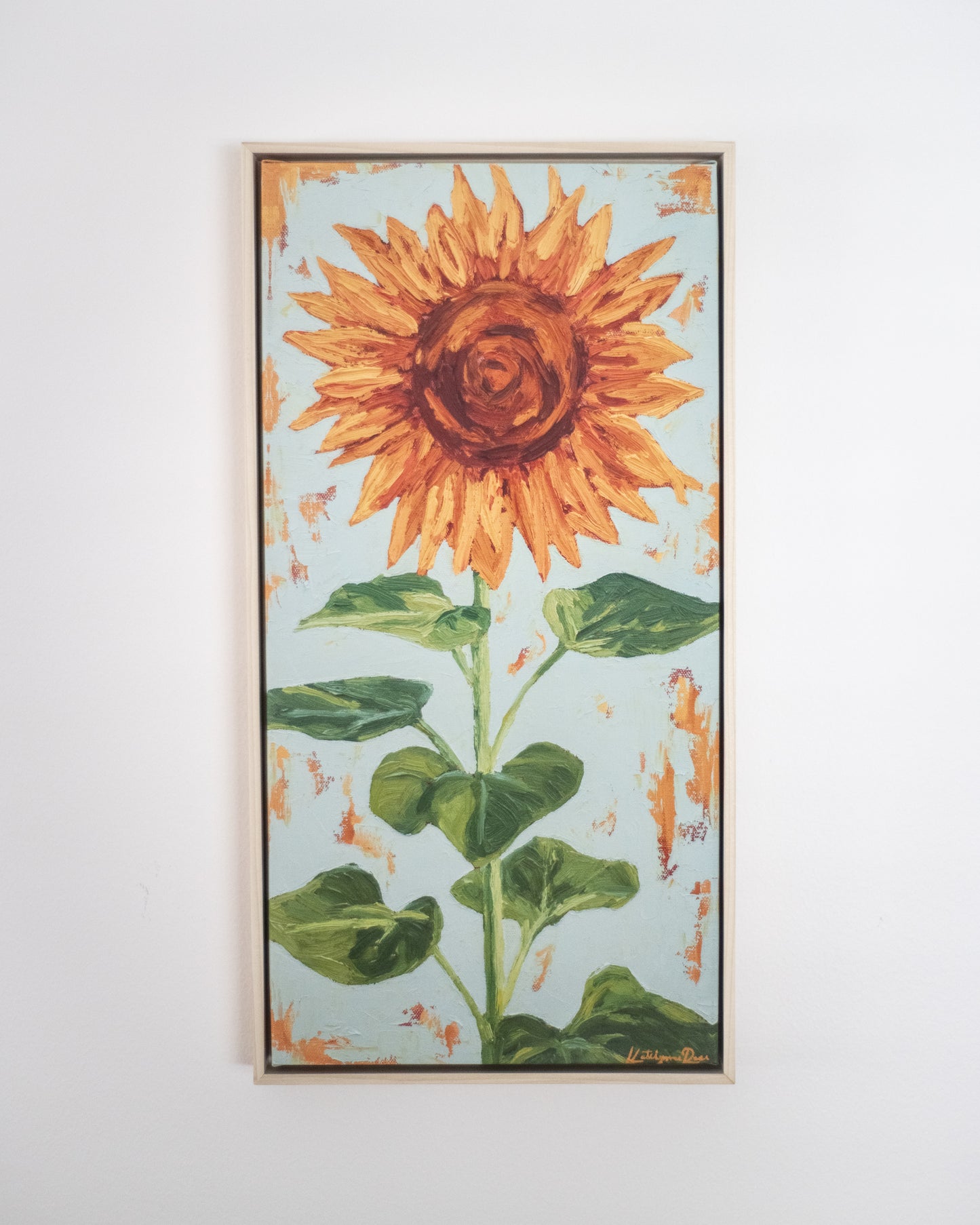 Sunflower Standing Tall Framed Replica Print