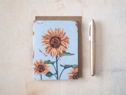 "Sunflower Leading the Way" Notecard