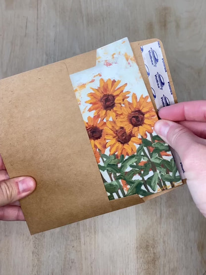 Sunflower Ready to Receive Light Notecard