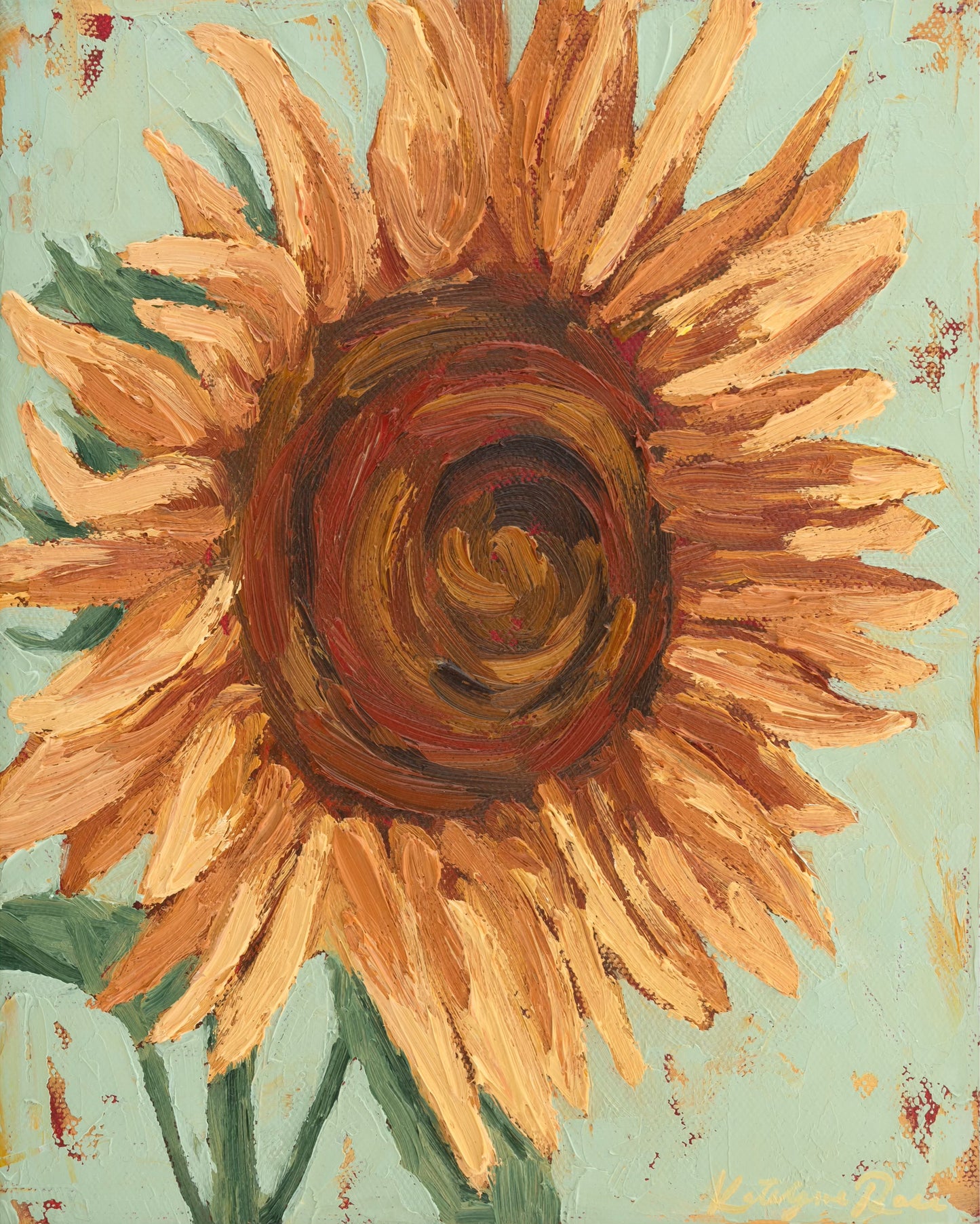 Sunflower Full of Wisdom Print