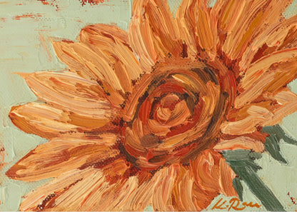 Sunflower Springing to Life Print